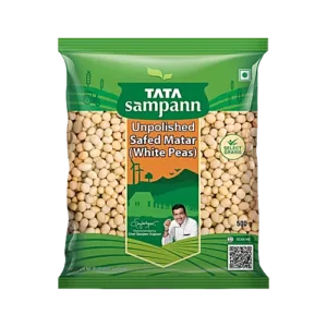 Tata Sampann Unpolished Safed Matar/White Peas