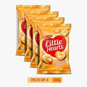 Britannia Little Hearts Classic Crunch Flavoured Biscuits | Combo (Copy)Britannia Good Day Cashew Cookies| Trans Fat-free