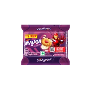 Britannia Treat Jim Jam Naughty Jam creme Biscuits | Trans Fat-free