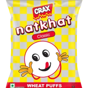 Crax Natkhat Classic Wheat Puff Snacks | Light & Crunchy