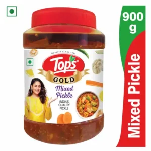 Tops Gold Mixed Pickle Jar