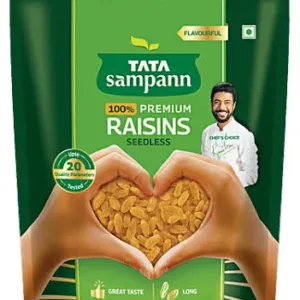 Tata Sampann 100% Pure Premium Raisins/Kishmish Seedless
